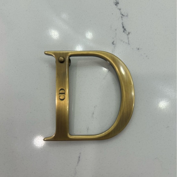 Dior Jewelry - Dior Brass/Gold Letter D Pin